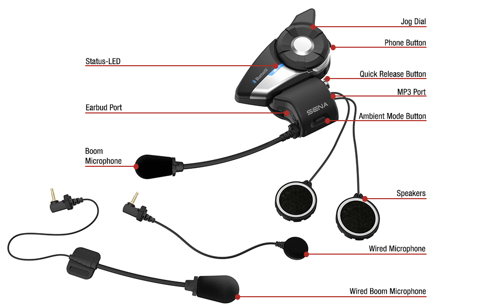 Sena 20S Evo Motorcycle Bluetooth® Communication System