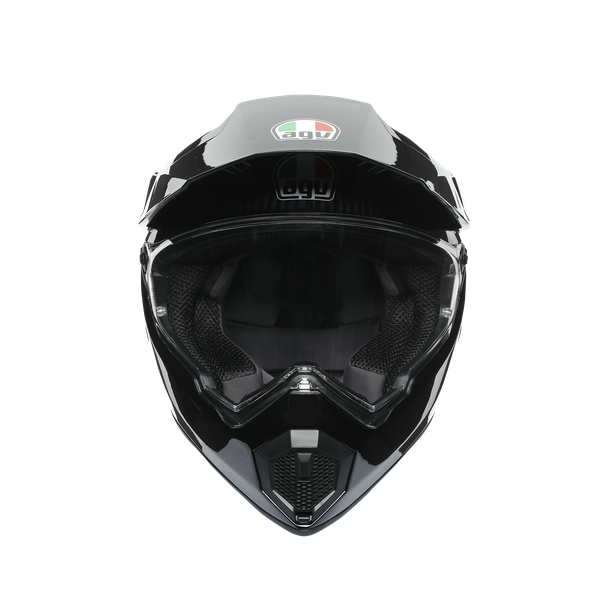 AGV AX9 Glossy Carbon Helmet (FREE SENA E30 MESH INTERCOM