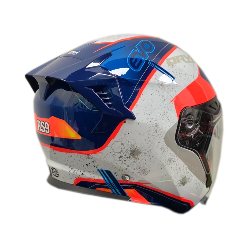EVO RS9 Fighter Jet Helmet (FREE HEVIK HELMET BAG) Singapore Racing World