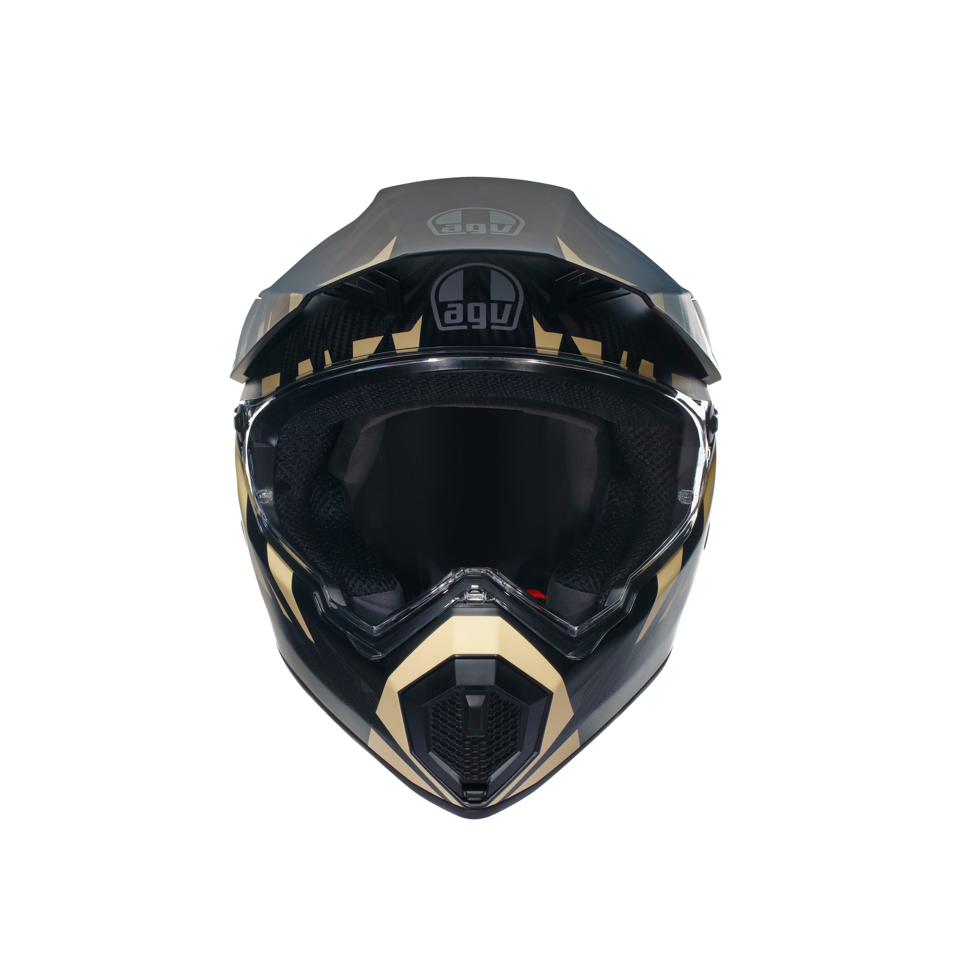 AGV AX9 Steppa Matt Carbon Grey Sand (2)