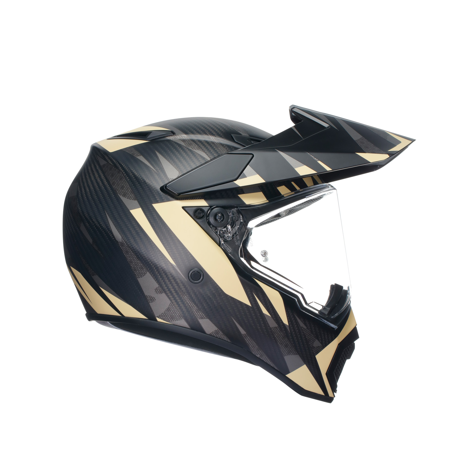 AGV AX9 Steppa Matt Carbon Grey Sand (3)