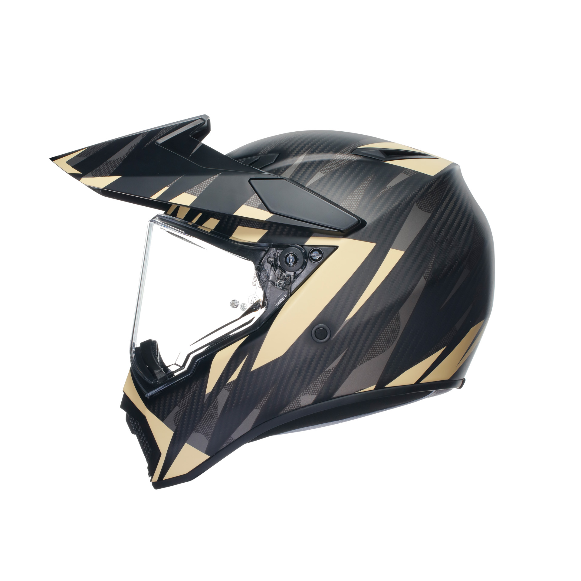 AGV AX9 Steppa Matt Carbon Grey Sand (4)