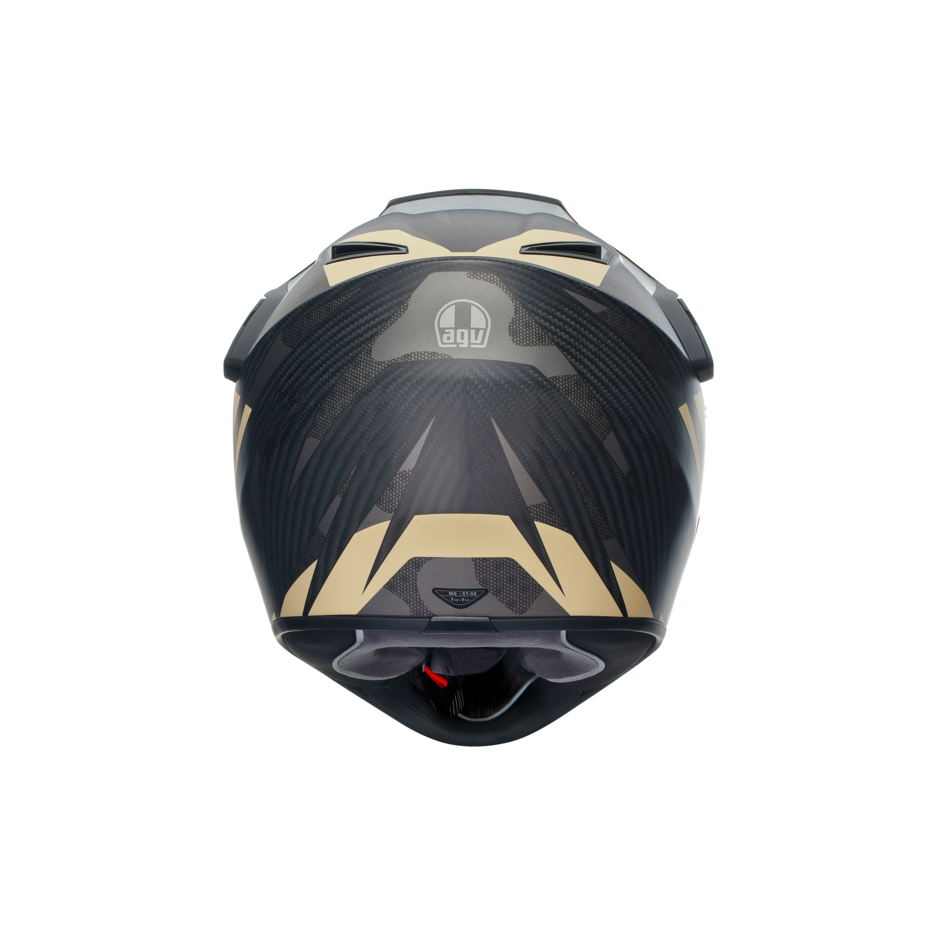 AGV AX9 Steppa Matt Carbon Grey Sand (5)