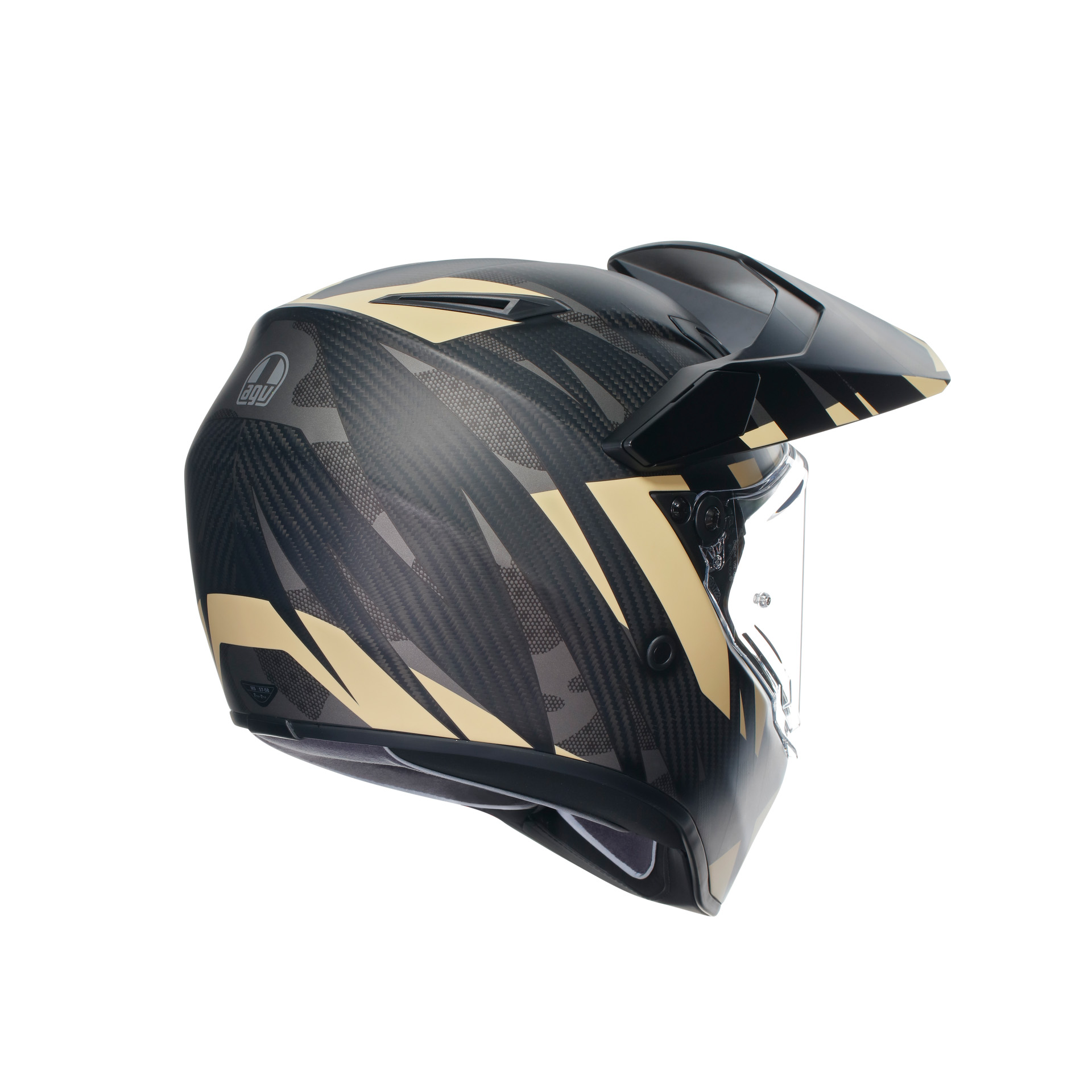 AGV AX9 Steppa Matt Carbon Grey Sand (6)