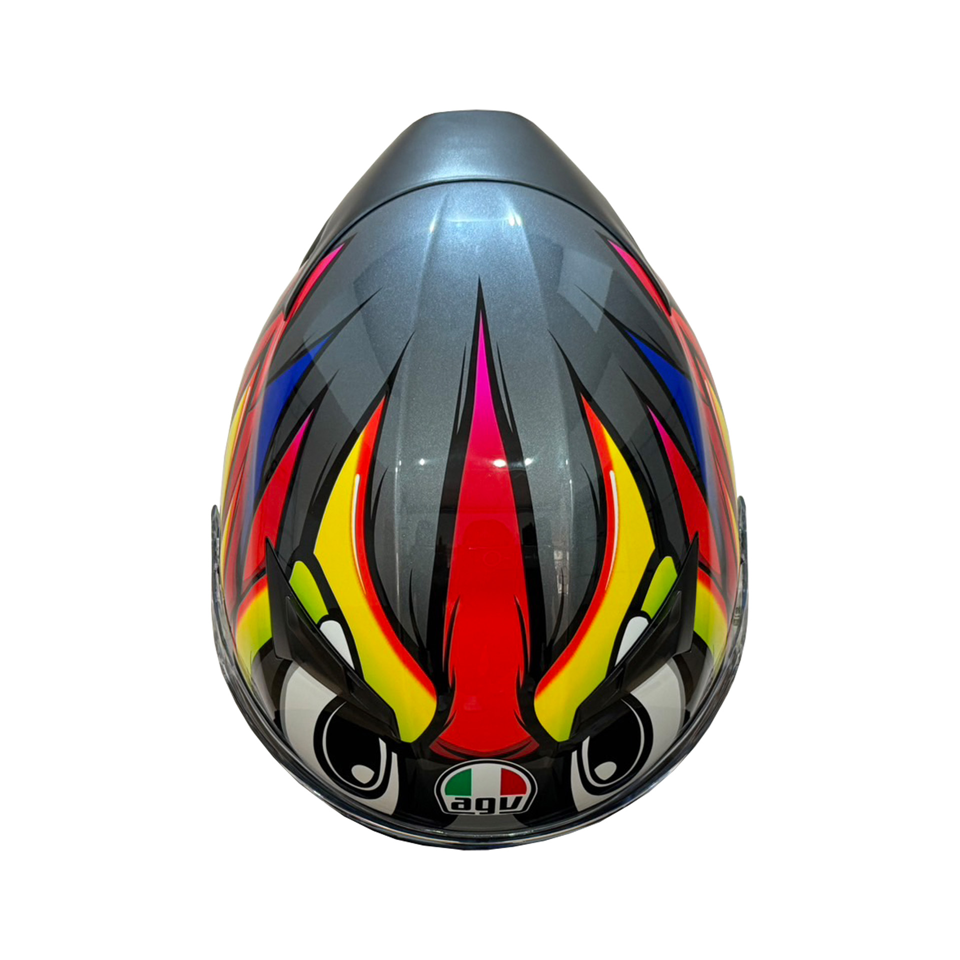 AGV K3 BIRDY 2.0 GREY/YELLOW/RED フルフェイス K3 BIRDY 2.0 GREY/YELLOW/RED - MOTORBIKE FULL FACE HELMET E2206