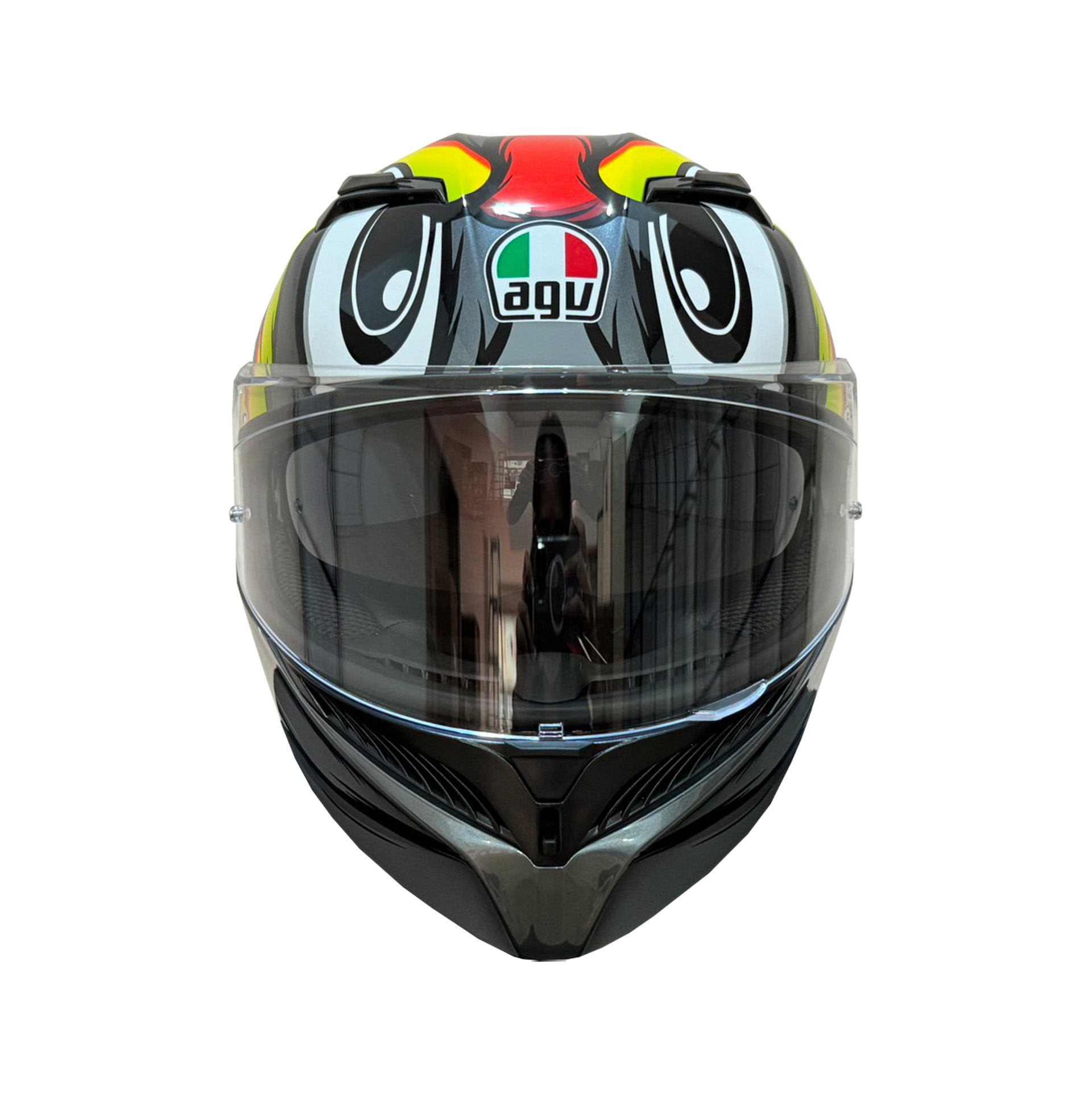 AGV K3 BIRDY 2.0 GREY/YELLOW/RED フルフェイス K3 BIRDY 2.0 GREY/YELLOW/RED - MOTORBIKE FULL FACE HELMET E2206